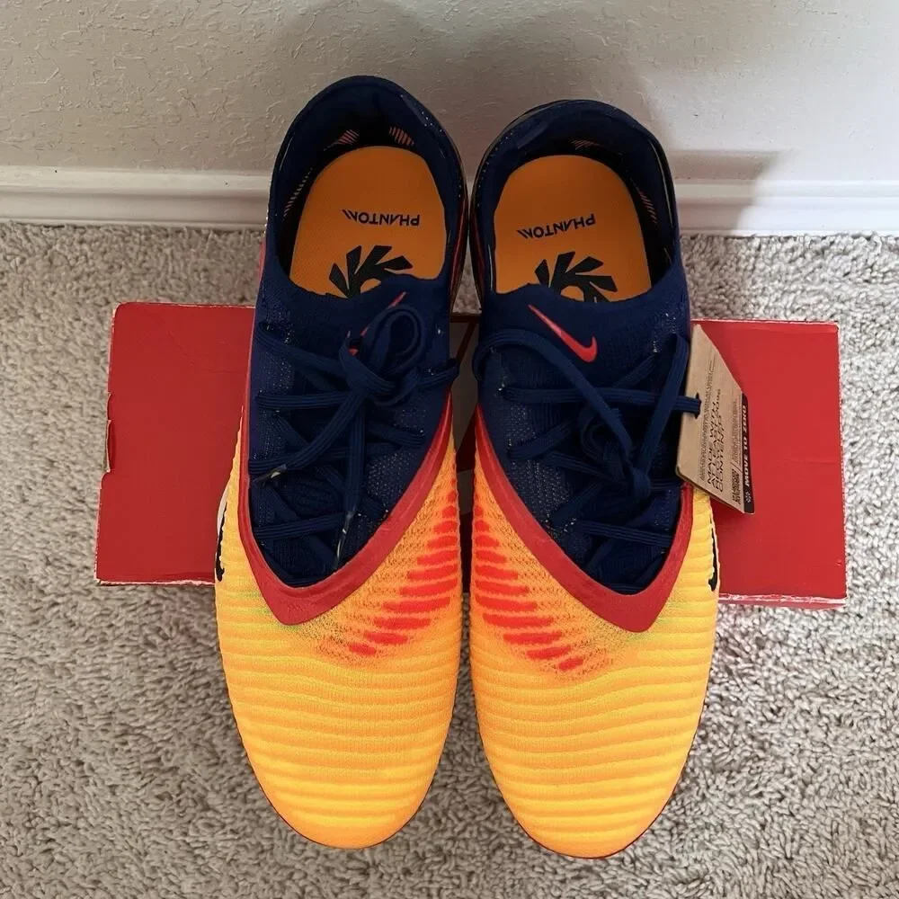 Nike Phantom 6 Low Elite FG Erring Harland Soccer Cleats HQ2332-800 Men Sz 11.5